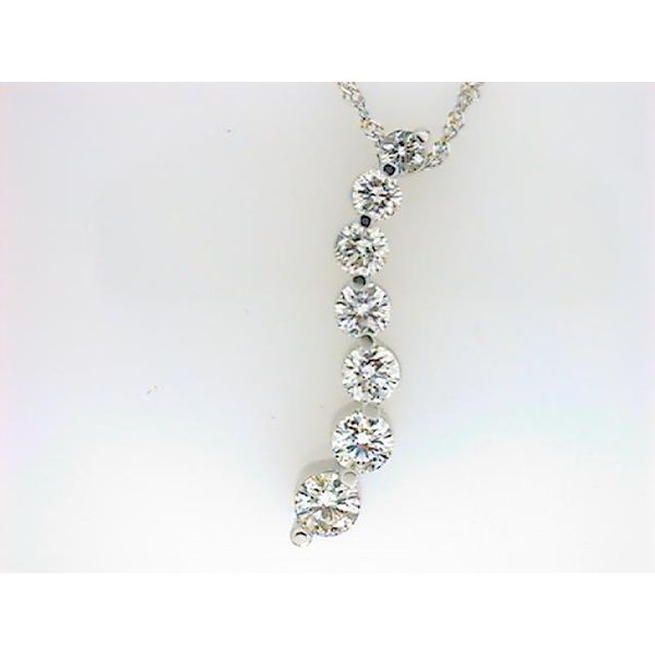 DD 14K White Gold Diamond Pendant Godwin Jewelers, Inc. Bainbridge, GA