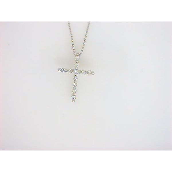 SIM 14K White Gold Diamond Pendant Godwin Jewelers, Inc. Bainbridge, GA