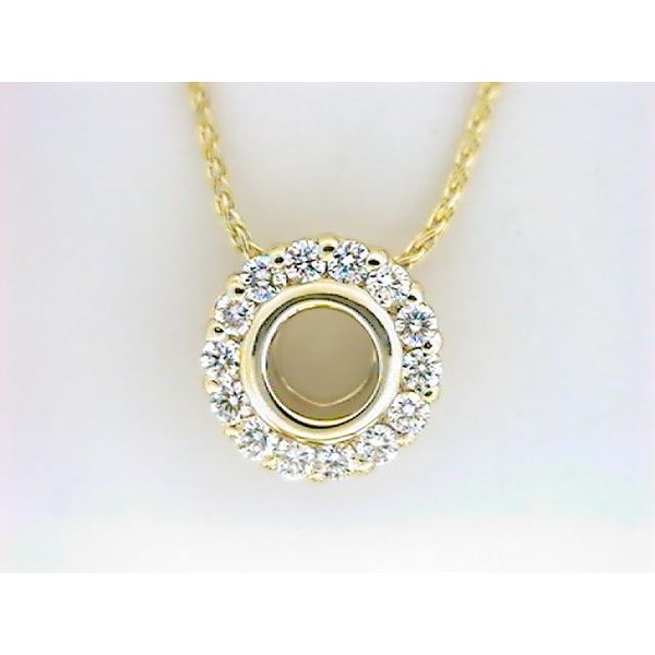 DS 14K Yellow Gold Diamond Pendant Godwin Jewelers, Inc. Bainbridge, GA
