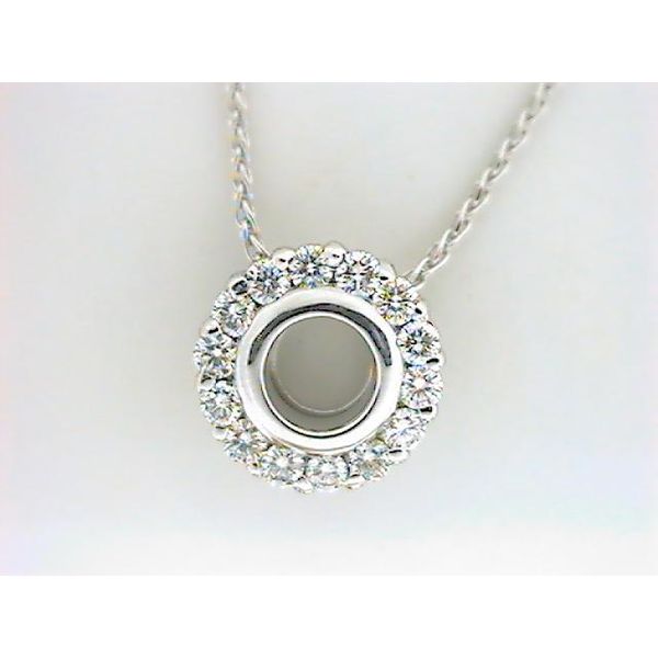 DS 14K White Gold Diamond Pendant Godwin Jewelers, Inc. Bainbridge, GA