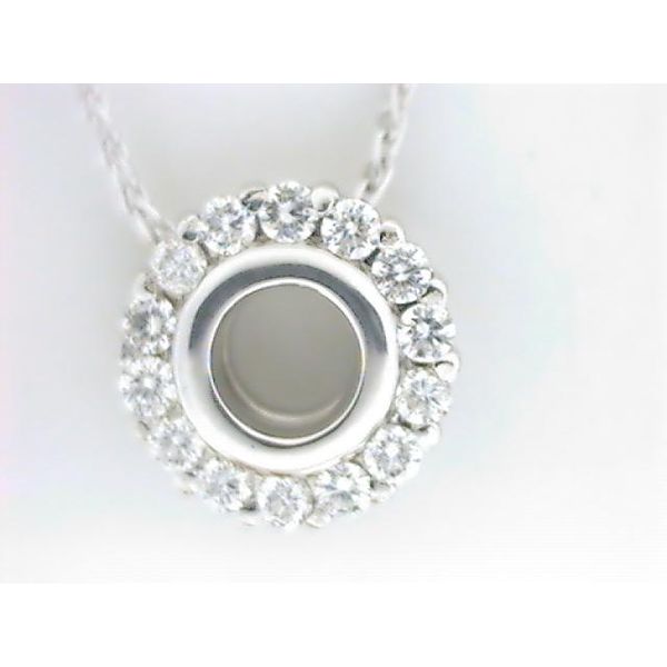 DS 14K White Gold Diamond Pendant Godwin Jewelers, Inc. Bainbridge, GA