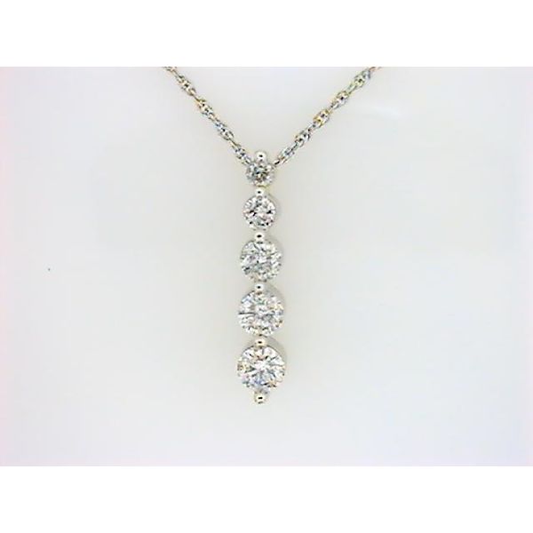 DD 14K White Gold Diamond Pendant Godwin Jewelers, Inc. Bainbridge, GA