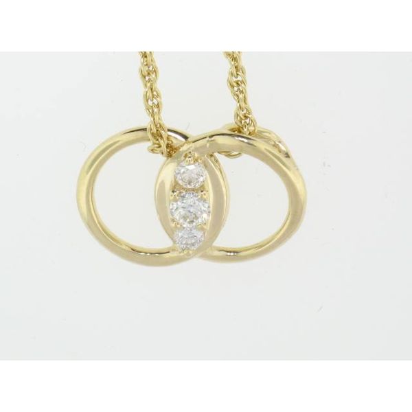 DS 14K Yellow Gold Diamond Pendant Godwin Jewelers, Inc. Bainbridge, GA
