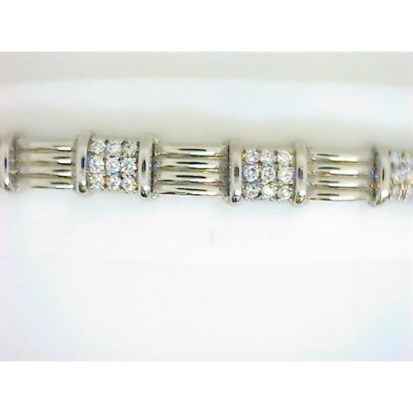 A&P 14K White Gold Diamond Bracelet Godwin Jewelers, Inc. Bainbridge, GA