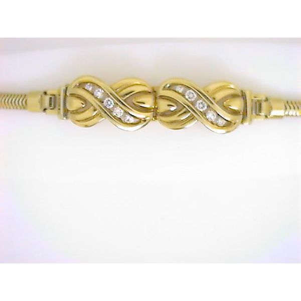 K&E 14K Yellow Gold Diamond Bracelet Godwin Jewelers, Inc. Bainbridge, GA