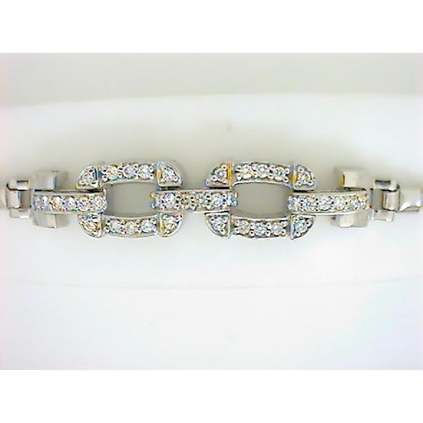 K&E 14K White Gold Diamond Bracelet Godwin Jewelers, Inc. Bainbridge, GA