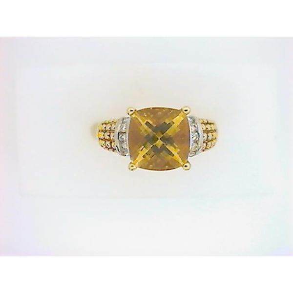 SIM 14K Yellow Gold Colored Stone Fashion Ring Godwin Jewelers, Inc. Bainbridge, GA