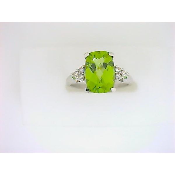 COL 14K White Gold Colored Stone Fashion Ring Godwin Jewelers, Inc. Bainbridge, GA