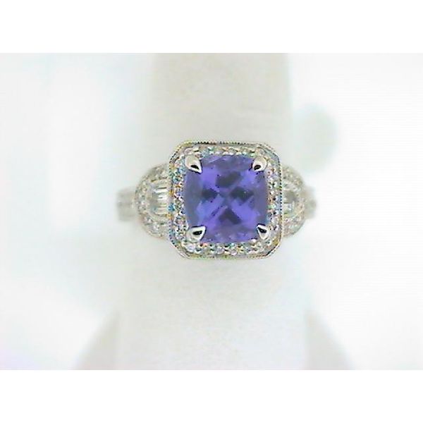 RGC 14K White Gold Colored Stone Fashion Ring Godwin Jewelers, Inc. Bainbridge, GA