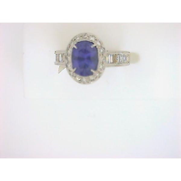 RGC 18K White Gold Colored Stone Fashion Ring Godwin Jewelers, Inc. Bainbridge, GA