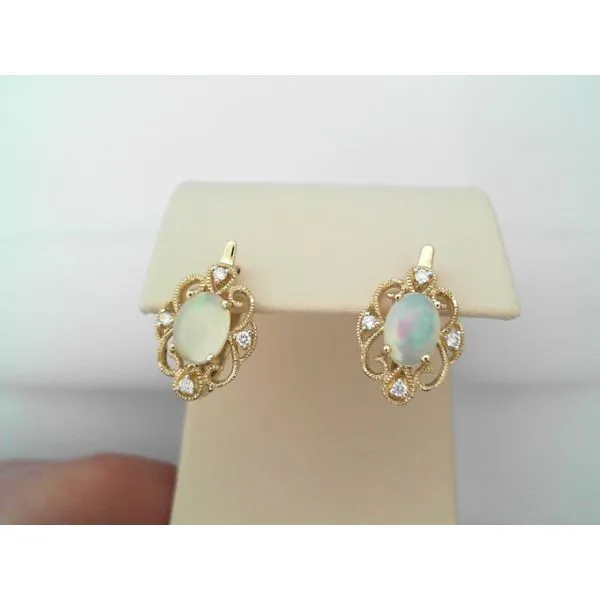 Colored Stone Earrings