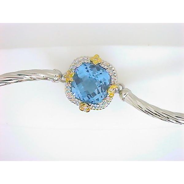 SH Unknown Two-Tone Colored Stone Bracelet Godwin Jewelers, Inc. Bainbridge, GA