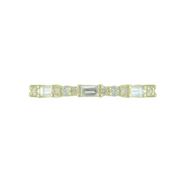 Women's 14K Yellow Gold Baguette and Round Diamond Ring Godwin Jewelers, Inc. Bainbridge, GA