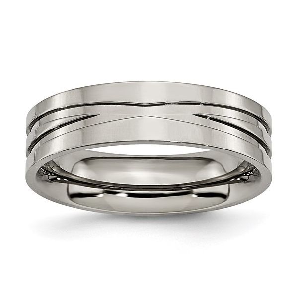 Men's Wedding Band Image 2 Godwin Jewelers, Inc. Bainbridge, GA