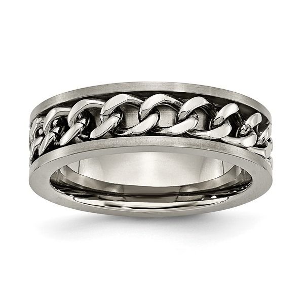 Men's Wedding Band Image 2 Godwin Jewelers, Inc. Bainbridge, GA
