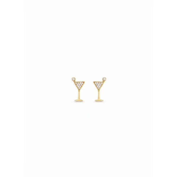 Yellow 14 Karat Diamond Earrings Golden Gifts Jewelry Milford, PA