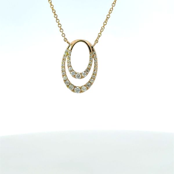 14K Yellow Diamond Necklace Golden Gifts Jewelry Milford, PA