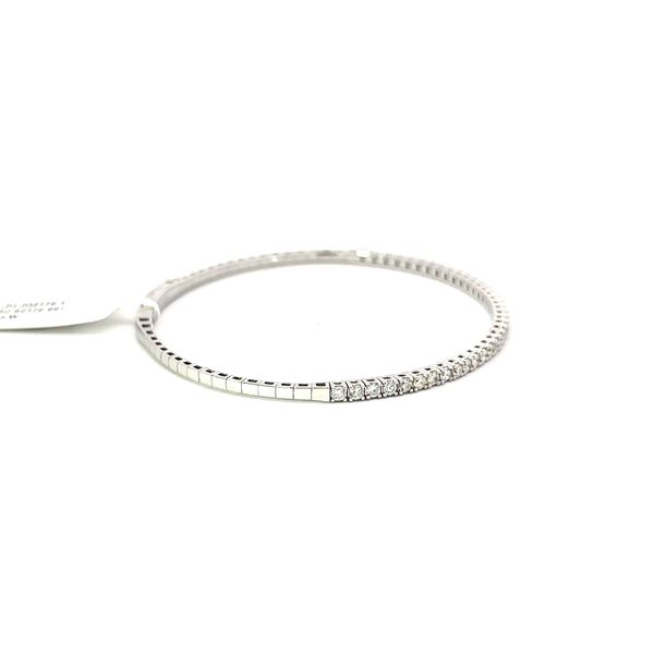 Flexible Diamond Bangle Image 2 Golden Gifts Jewelry Milford, PA