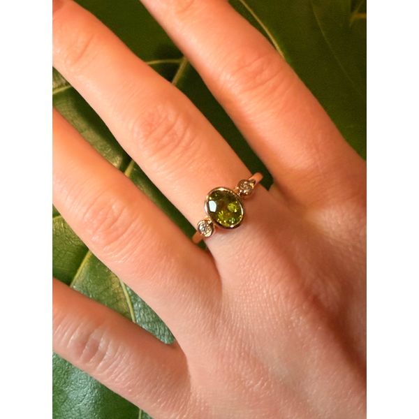 14K Yellow Peridot Fashion Ring Image 5 Golden Gifts Jewelry Milford, PA