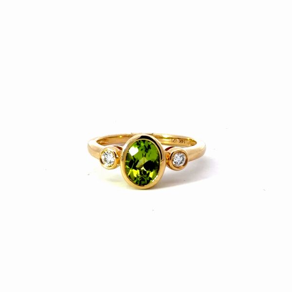 14K Yellow Peridot Fashion Ring Golden Gifts Jewelry Milford, PA