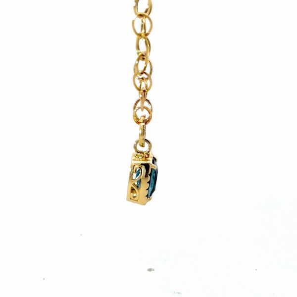 14K Yellow London Blue Topaz Necklace Image 4 Golden Gifts Jewelry Milford, PA