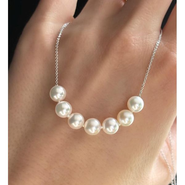 7 Pearl 14K White Gold Necklace Golden Gifts Jewelry Milford, PA