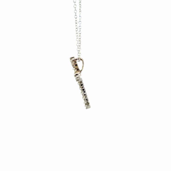 White Gold and Diamond Cross Image 4 Golden Gifts Jewelry Milford, PA