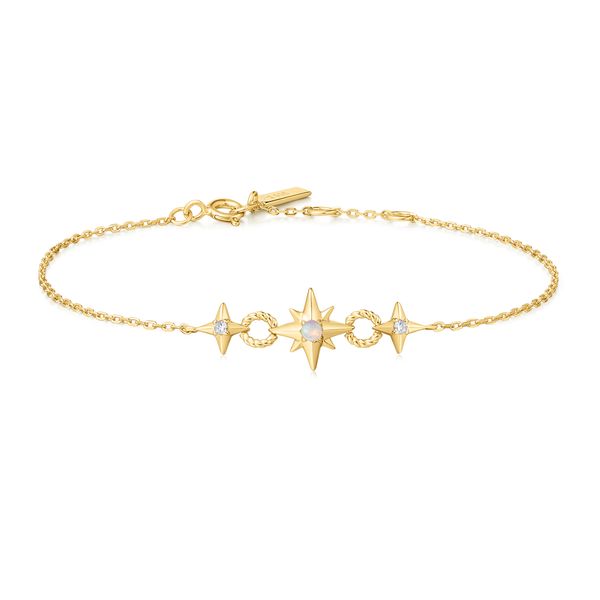 Gold Linked Star Bracelet Golden Gifts Jewelry Milford, PA