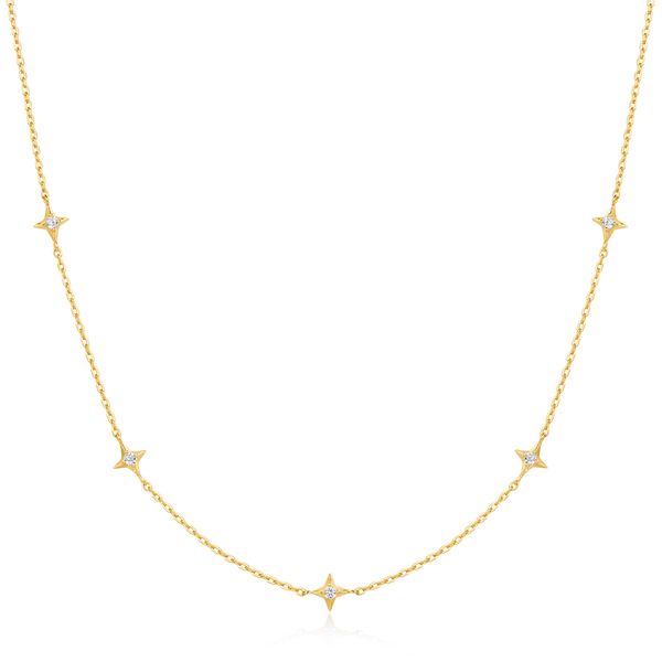 Gold Stars Station Chain Golden Gifts Jewelry Milford, PA