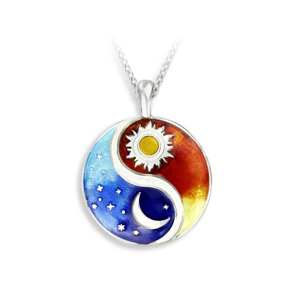 Nicole Barr Enameled Night and Day Necklace Golden Gifts Jewelry Milford, PA
