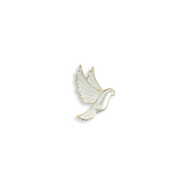 Sterling Silver Enameled Dove Charm Chain Golden Gifts Jewelry Milford, PA