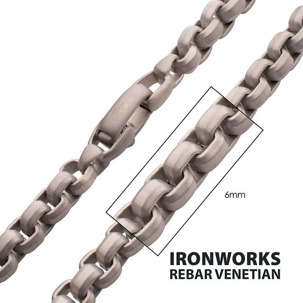 Matte Stainless Steel Bold Box Chain Necklace Golden Gifts Jewelry Milford, PA