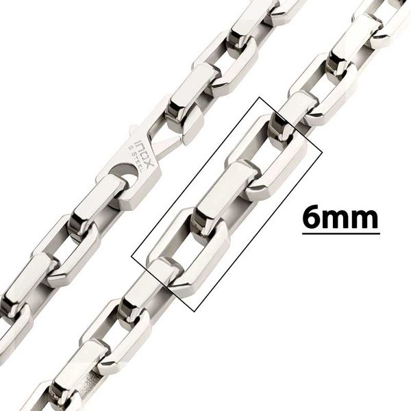 Stainless Steel Paperclip Chain Necklace Golden Gifts Jewelry Milford, PA