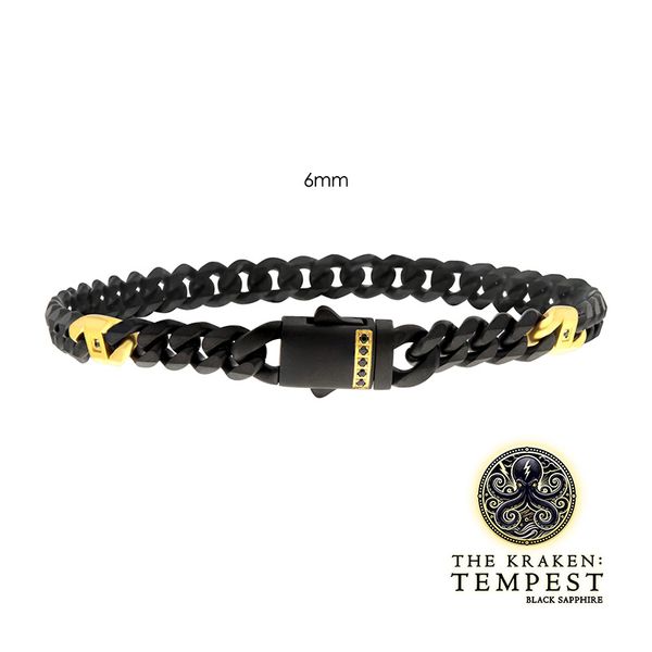 Black IP Steel Miami Cuban Chain Bracelet Golden Gifts Jewelry Milford, PA