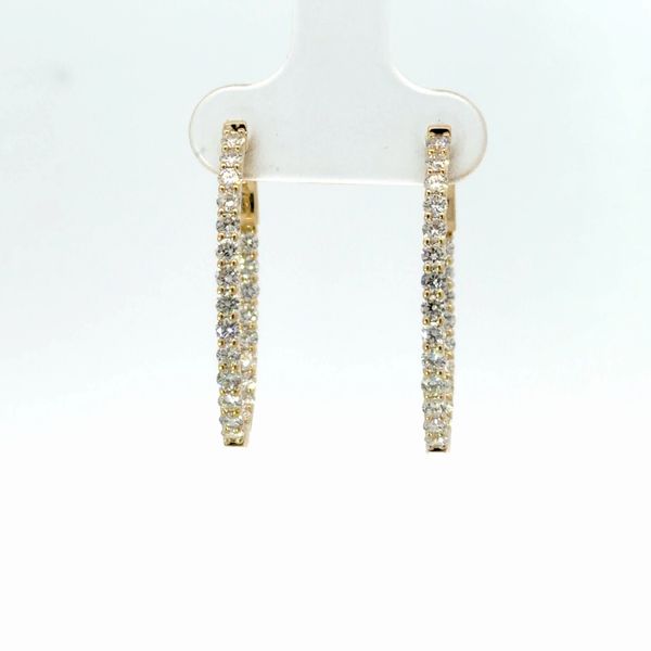 Yellow 14Kt Lab Diamond Earrings Golden Gifts Jewelry Milford, PA