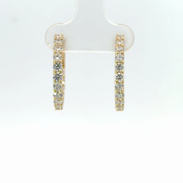 Yellow 14Kt Lab Diamond Earrings Golden Gifts Jewelry Milford, PA