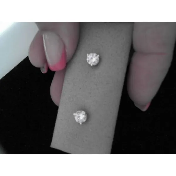 Moissanite Earrings Golden Sails Jewelers, Inc. Saint Petersburg, FL