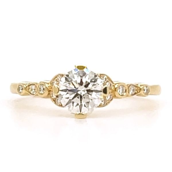 Internally Flawless Hearts On Fire Engagement Ring Goldstein's Jewelers Mobile, AL
