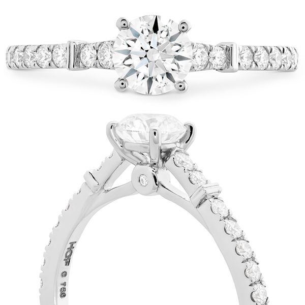 Hearts On Fire Cali Chic Engagement Ring Image 4 Goldstein's Jewelers Mobile, AL
