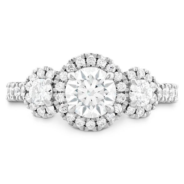 Hearts On Fire Integrity 3-Stone Engagement Ring Goldstein's Jewelers Mobile, AL