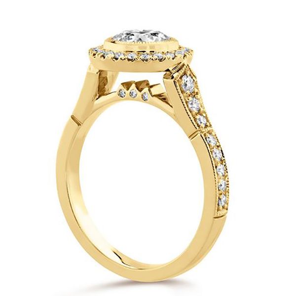 Hearts On Fire Deco Chic Engagement Ring Image 3 Goldstein's Jewelers Mobile, AL