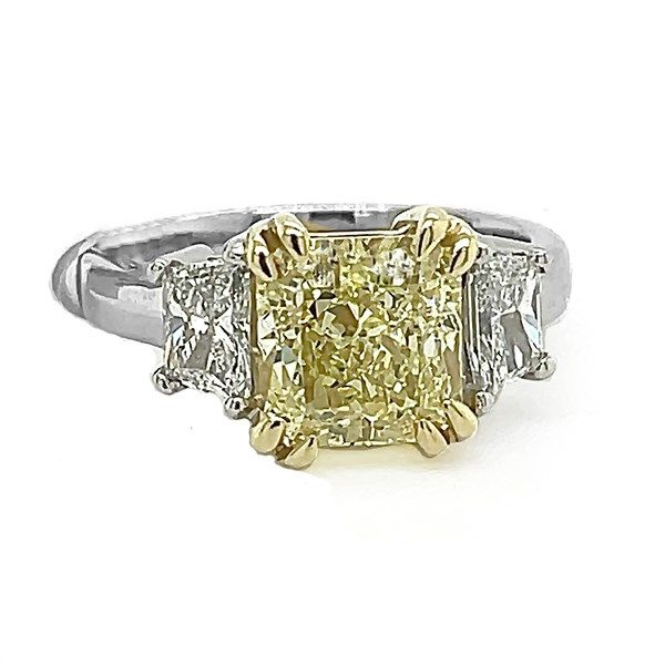 Natural Fancy Yellow and White Diamond Ring Goldstein's Jewelers Mobile, AL