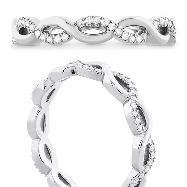 Hearts On Fire Signature Destiny Lace Twist Eternity Band Image 4 Goldstein's Jewelers Mobile, AL