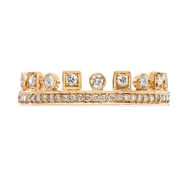 Sethi Diamond Crown Eternity Band Goldstein's Jewelers Mobile, AL