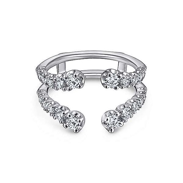 Gabriel Diamond Ring Enhancer Goldstein's Jewelers Mobile, AL