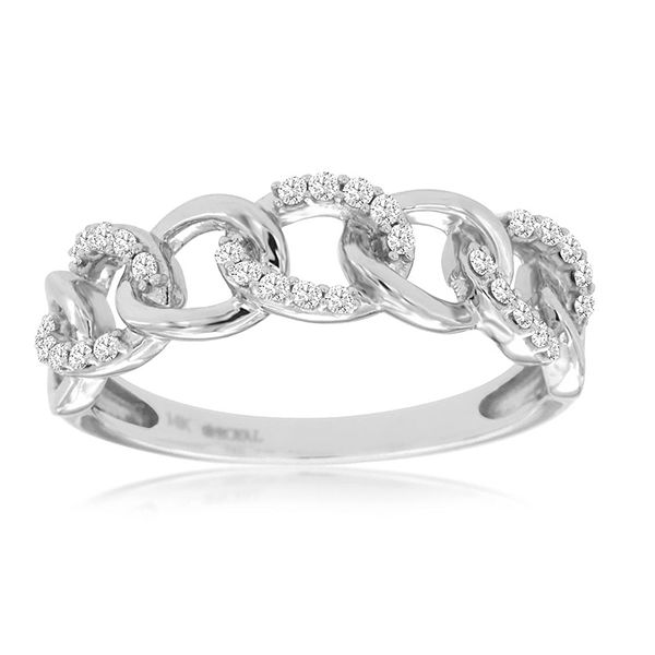 Diamond Link Ring Goldstein's Jewelers Mobile, AL