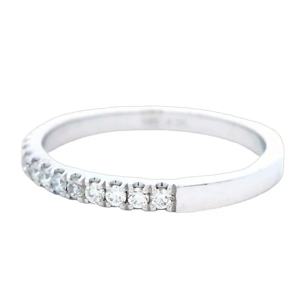 14K White Gold Diamond Band - 0.25ct Total Diamond Weight Image 2 Goldstein's Jewelers Mobile, AL