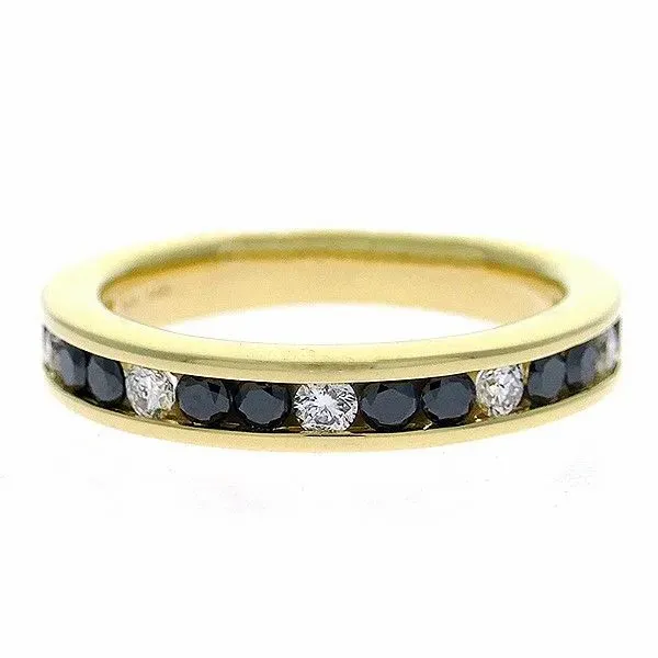 Black and White Diamond Band Goldstein's Jewelers Mobile, AL