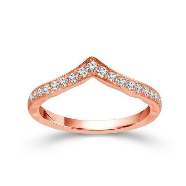 Diamond Contour Band Image 2 Goldstein's Jewelers Mobile, AL