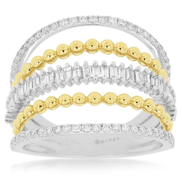 Diamond 5-Row Ring Goldstein's Jewelers Mobile, AL